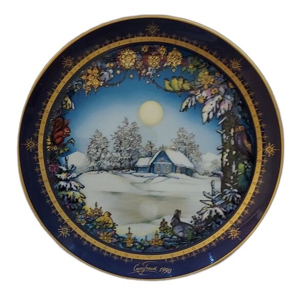 Heinrich Villroy & Boch 1990 Christmas plate collectible Vintage plate - Picture 1 of 8